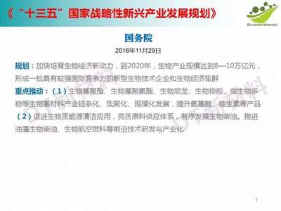 2020年生物基產(chǎn)業(yè)年度政策盤點(diǎn) 聚焦材料技術(shù)研發(fā)與產(chǎn)業(yè)升級新動能